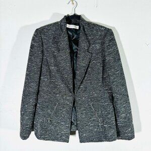 Tahari Black & White Blazer Tweed Jacket Women’s Size 10